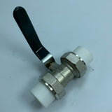 Maxbell Copper Valve Double Head Live Joint PPR Iron Ball Valve Connector A