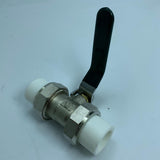 Maxbell Copper Valve Double Head Live Joint PPR Iron Ball Valve Connector A