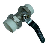 Maxbell Copper Valve Double Head Live Joint PPR Iron Ball Valve Connector C