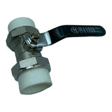 Maxbell Copper Valve Double Head Live Joint PPR Iron Ball Valve Connector C