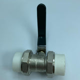 Maxbell Copper Valve Double Head Live Joint PPR Iron Ball Valve Connector C