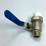 Maxbell Brass Ball Valve PPR Pipe Hot Melt Hose Fitting  Switch 20mm Male Thread
