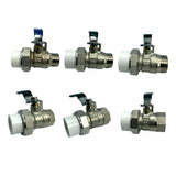 Maxbell Brass Ball Valve PPR Pipe Hot Melt Hose Fitting  Switch 20mm Male Thread