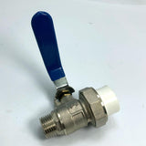 Maxbell Brass Ball Valve PPR Pipe Hot Melt Hose Fitting  Switch 20mm Male Thread