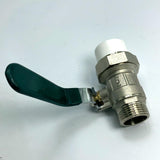 Maxbell Brass Ball Valve PPR Pipe Hot Melt Hose Fitting  Switch 25.5mm Male Thread