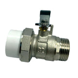 Maxbell Brass Ball Valve PPR Pipe Hot Melt Hose Fitting  Switch 32mm Male Thread