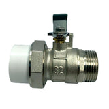Maxbell Brass Ball Valve PPR Pipe Hot Melt Hose Fitting  Switch 32mm Male Thread