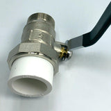 Maxbell Brass Ball Valve PPR Pipe Hot Melt Hose Fitting  Switch 32mm Male Thread