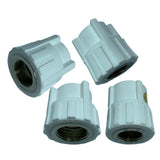 Maxbell PPR Water Pipe Tube Fittings Female Thread Hose Straight Connector 4x4