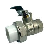 Maxbell Brass Ball Valve PPR Pipe Hot Melt Hose Fitting  Switch 20mm Female Thread