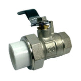 Maxbell Brass Ball Valve PPR Pipe Hot Melt Hose Fitting  Switch 20mm Female Thread