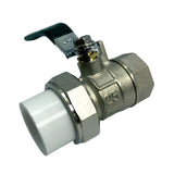 Maxbell Brass Ball Valve PPR Pipe Hot Melt Hose Fitting  Switch 25.5mm Female Thread