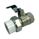 Maxbell Brass Ball Valve PPR Pipe Hot Melt Hose Fitting  Switch 25.5mm Female Thread