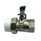 Maxbell Brass Ball Valve PPR Pipe Hot Melt Hose Fitting  Switch 32mm Female Thread