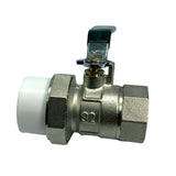 Maxbell Brass Ball Valve PPR Pipe Hot Melt Hose Fitting  Switch 32mm Female Thread