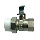 Maxbell Brass Ball Valve PPR Pipe Hot Melt Hose Fitting  Switch 32mm Female Thread