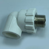 Maxbell PPR Male Thread Elbow Copper Connector Hot Melt Pipe Connector Fittings A
