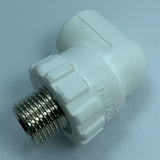Maxbell PPR Male Thread Elbow Copper Connector Hot Melt Pipe Connector Fittings A