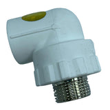 Maxbell PPR Male Thread Elbow Copper Connector Hot Melt Pipe Connector Fittings C