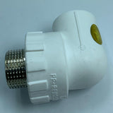 Maxbell PPR Male Thread Elbow Copper Connector Hot Melt Pipe Connector Fittings C
