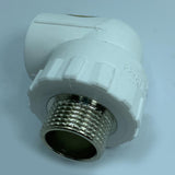 Maxbell PPR Male Thread Elbow Copper Connector Hot Melt Pipe Connector Fittings C