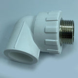 Maxbell PPR Male Thread Elbow Copper Connector Hot Melt Pipe Connector Fittings D