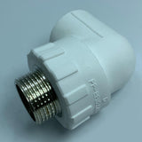 Maxbell PPR Male Thread Elbow Copper Connector Hot Melt Pipe Connector Fittings D