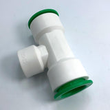 Maxbell PPR Thread Tube Fittings Quick Connector Tee Adapter Water Pipe Parts 25mm