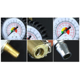 Maxbell Auto Car Truck Motorcycle Flexible Hose Tire Pressure Gauge Style 3