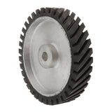 Maxbell Diagonal Rubber Wheel Belt Sander Polisher Sheel Abrasive Diax250x50x25mm