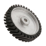 Maxbell Diagonal Rubber Wheel Belt Sander Polisher Sheel Abrasive Diax250x50x25mm