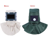 Maxbell Industrial Sand Blasting Hood Mask Anti Wind Protective Mask Tool Green