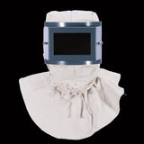 Maxbell Industrial Sand Blasting Hood Mask Anti Wind Protective Mask Tool White