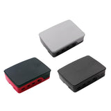 Maxbell Raspberry Pi 4 B Official ABS Protective Shell Durable Plastic Red Black