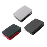 Maxbell Raspberry Pi 4 B Official ABS Protective Shell Durable Plastic Red Black