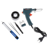 Maxbell 60W Manual Soldering Gun Handheld Solder Iron Kit Welding Tool EU Plug Green