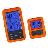 Maxbell TP-40A Food Thermometer Remote Thermometer for BBQ Smoker Meat w/ Timer