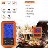 Maxbell TP-40A Food Thermometer Remote Thermometer for BBQ Smoker Meat w/ Timer