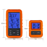 Maxbell TP-40A Food Thermometer Remote Thermometer for BBQ Smoker Meat w/ Timer