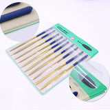 Maxbell Diamond Assorted File Rasp Needle Hand Tools Grinding for Metal Wood Working 180mm