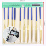 Maxbell Diamond Assorted File Rasp Needle Hand Tools Grinding for Metal Wood Working 180mm