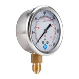 Maxbell Y60 Radial Glycerine Filled Pressure Gauge Vacuum Gauge 0-600psi