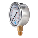 Maxbell Y60 Radial Glycerine Filled Pressure Gauge Vacuum Gauge 0-600psi