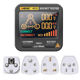 Maxbell Socket Tester Circuit Polarity Voltage Detector EU Plug Breaker Outlet Test