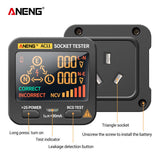 Maxbell Socket Tester Circuit Polarity Voltage Detector EU Plug Breaker Outlet Test