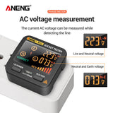 Maxbell Socket Tester Circuit Polarity Voltage Detector EU Plug Breaker Outlet Test
