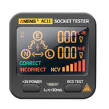 Maxbell Socket Tester Circuit Polarity Voltage Detector EU Plug Breaker Outlet Test