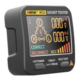 Maxbell Socket Tester Circuit Polarity Voltage Detector EU Plug Breaker Outlet Test