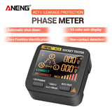 Maxbell Socket Tester Circuit Polarity Voltage Detector EU Plug Breaker Outlet Test