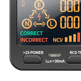 Maxbell Socket Tester Circuit Polarity Voltage Detector EU Plug Breaker Outlet Test